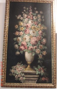 Colorful floral with dark background