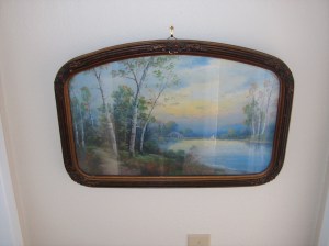 Landscape with House and Boat in background