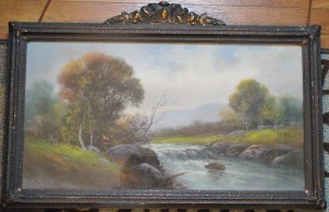 Pastel Landscape by H. Lewis, owned by Johnand Kim Hundley
