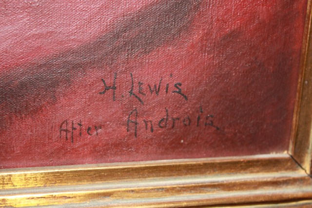 H. Lewis signature "After Andreis"
